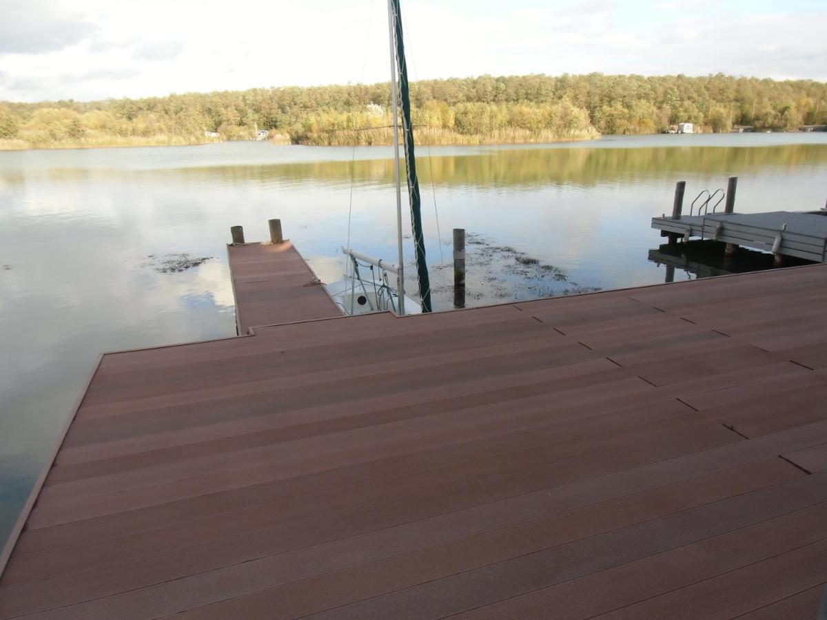 Ferienwohnungen am Hainer See / Lagune Kahnsdorf (Leipziger Neuseenlandschaft) Neukieritzsch Exterior foto